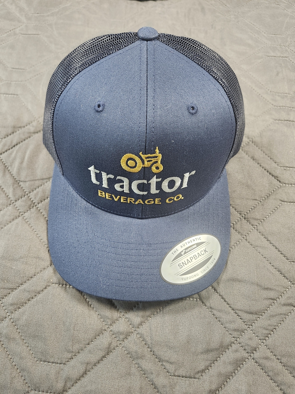 brand-new Tractor Beverage Co. Yupoong classic snapback trucker hat
